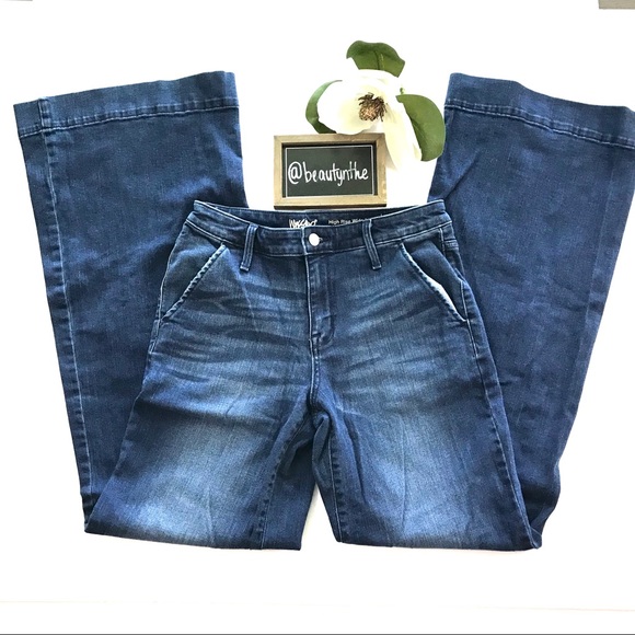 Target mossimo high rise wide leg jeans - Picture 2 of 7